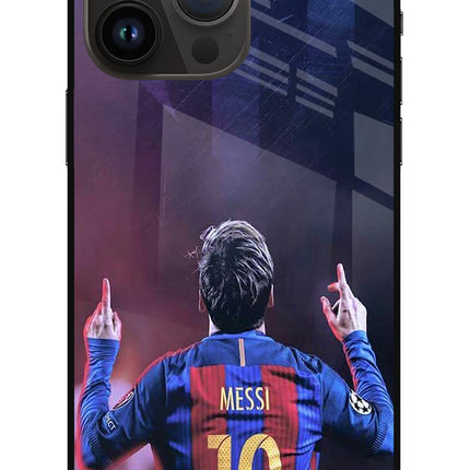Messi iPhone 14 Pro Max Glass Case