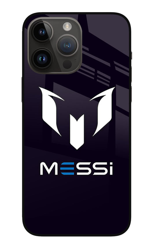 Messi Logo iPhone 14 Pro Max Glass Case