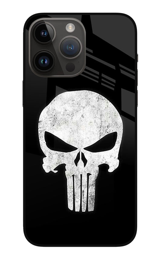 Punisher Skull iPhone 14 Pro Max Glass Case