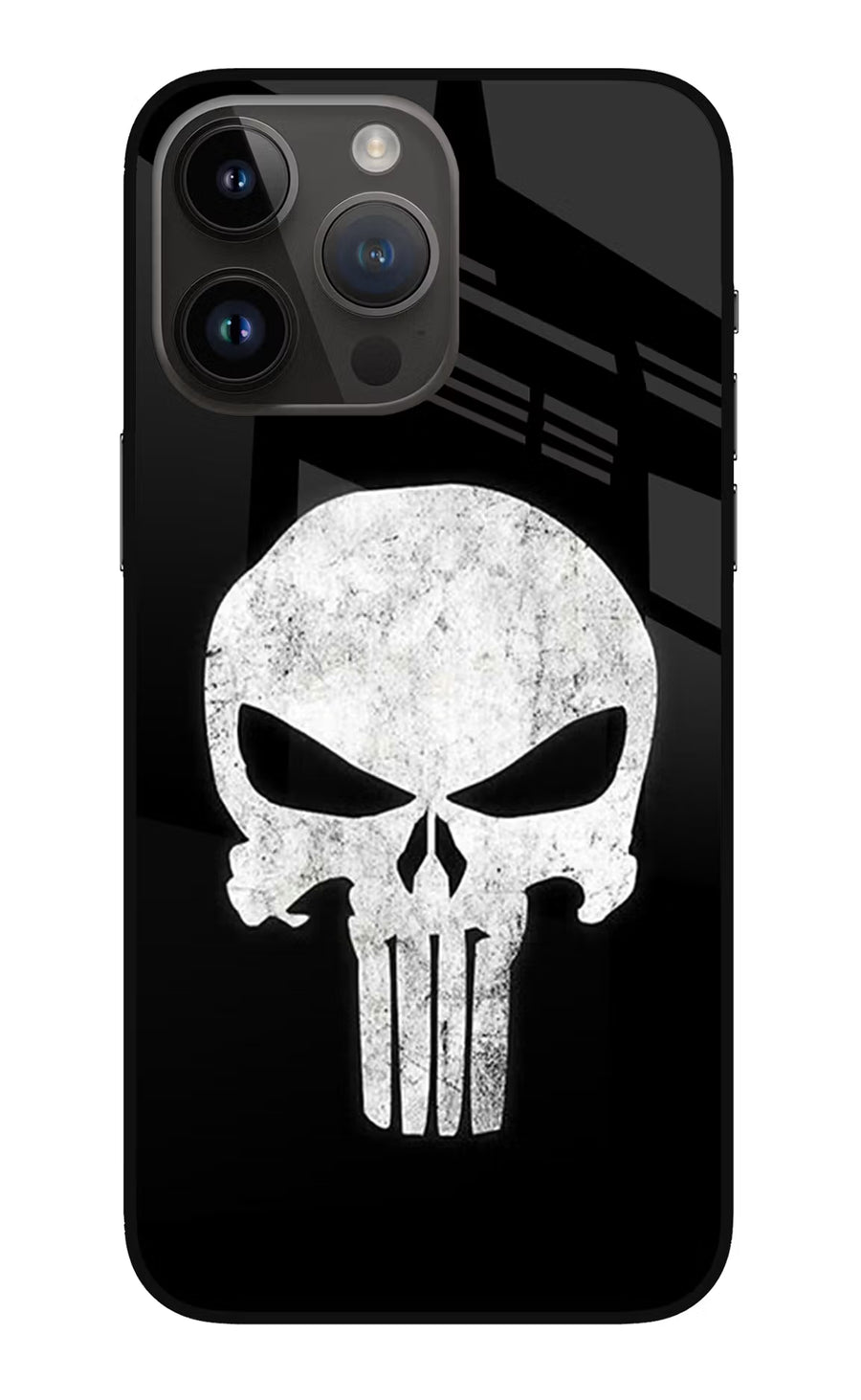Punisher Skull iPhone 14 Pro Max Back Cover, Metal case