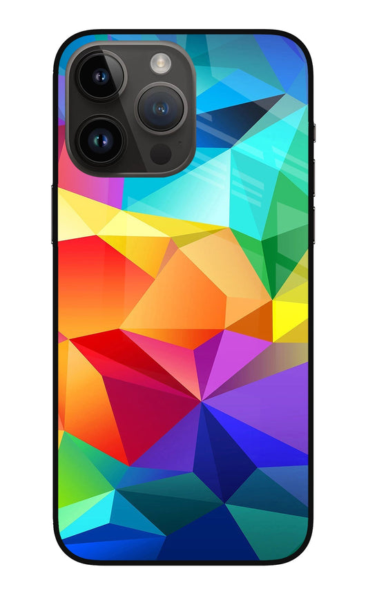 Abstract Pattern iPhone 14 Pro Max Glass Case