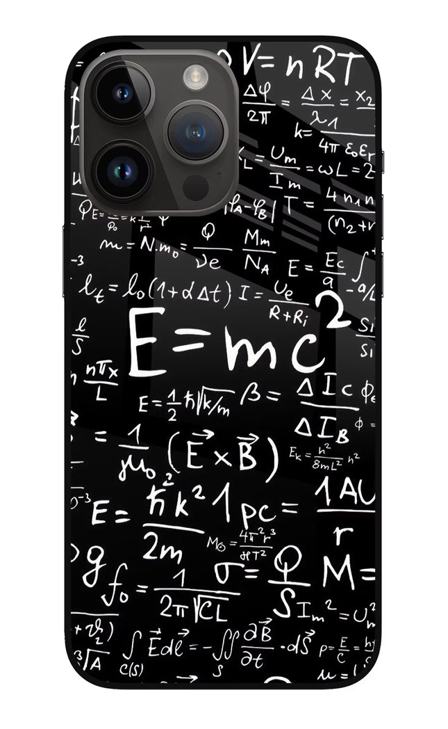 Physics Formula iPhone 14 Pro Max Glass Case