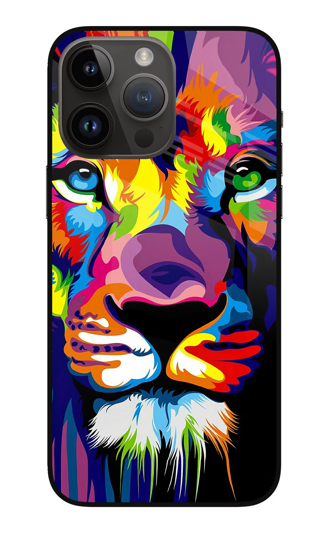 Lion iPhone 14 Pro Max Glass Case Back Cover by Casekaro