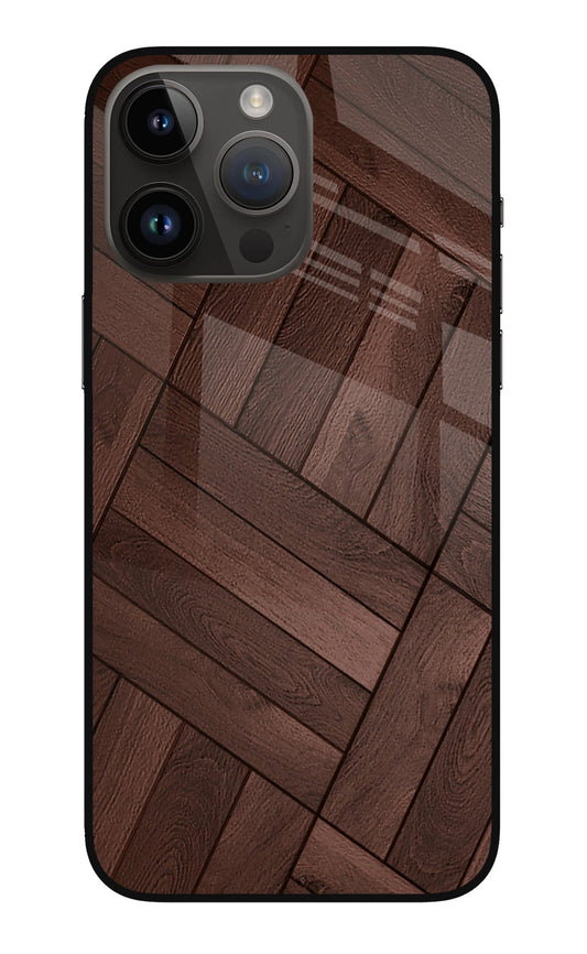 Wooden Texture Design iPhone 14 Pro Max Glass Case