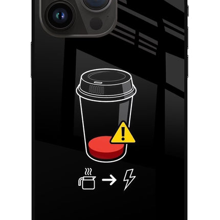 Coffee iPhone 14 Pro Max Glass Case