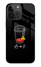 Coffee iPhone 14 Pro Max Glass Case