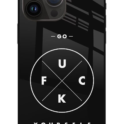 Go Fuck Yourself iPhone 14 Pro Max Glass Case