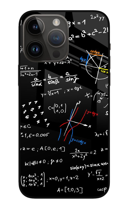 Mathematics Formula iPhone 14 Pro Max Glass Case