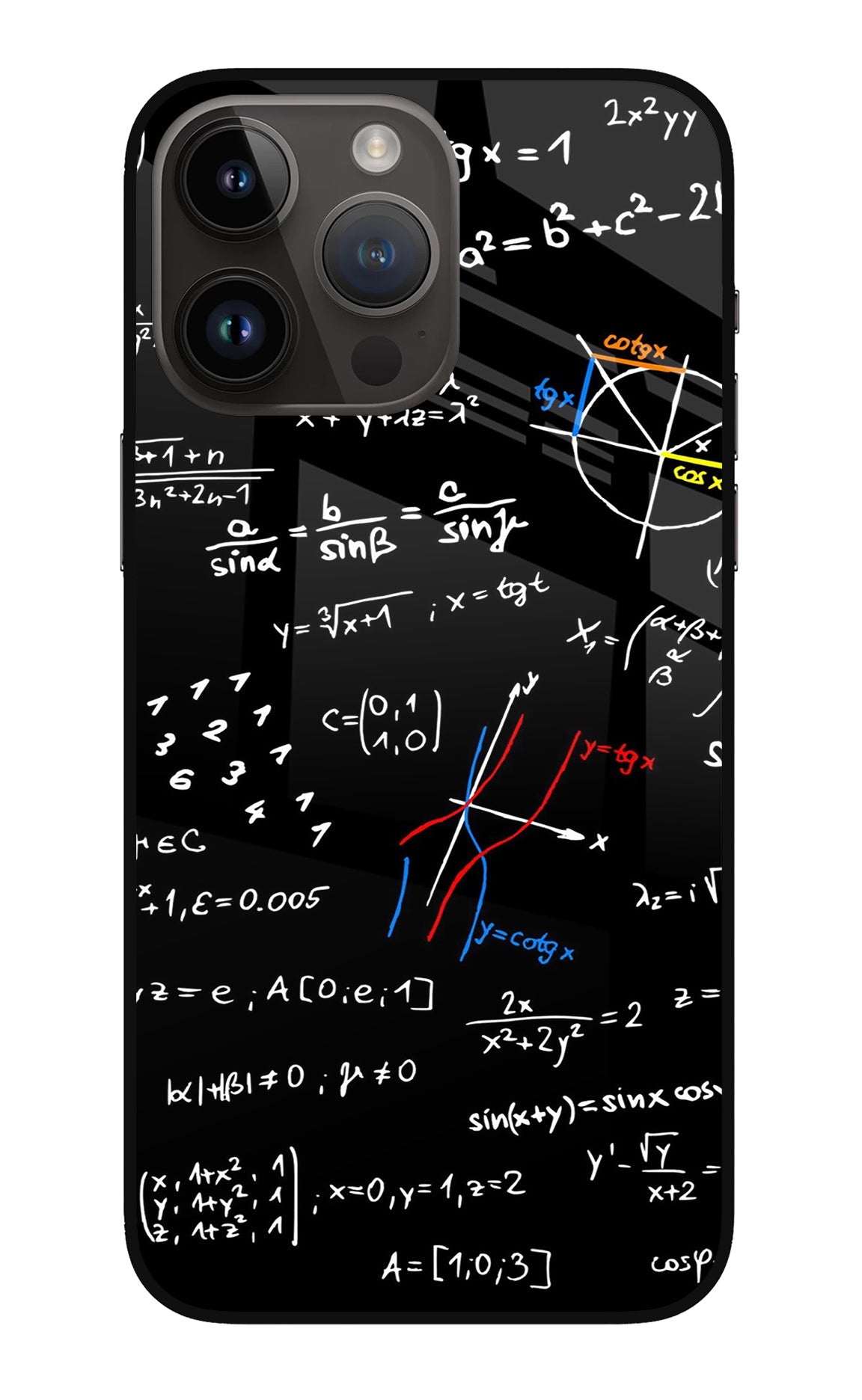 Mathematics Formula iPhone 14 Pro Max Back Cover