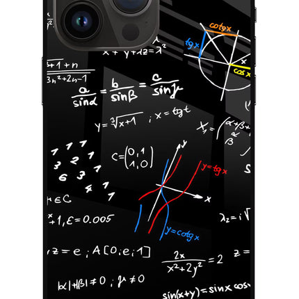 Mathematics Formula iPhone 14 Pro Max Glass Case