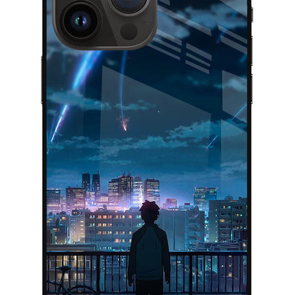 Anime iPhone 14 Pro Max Glass Case Back Cover by Casekaro