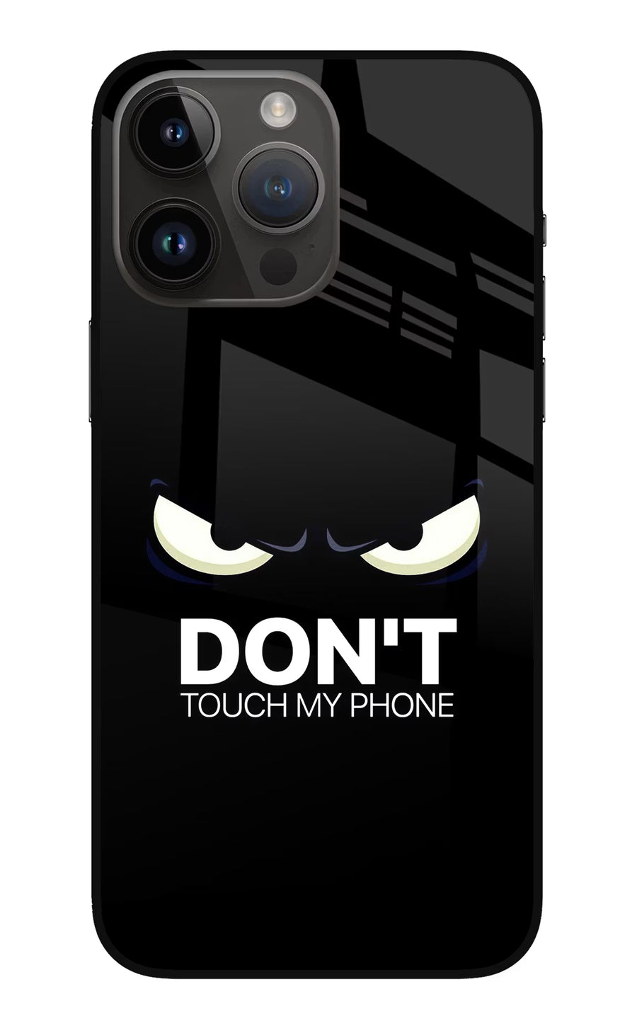 Don'T Touch My Phone iPhone 14 Pro Max Back Cover, Metal case