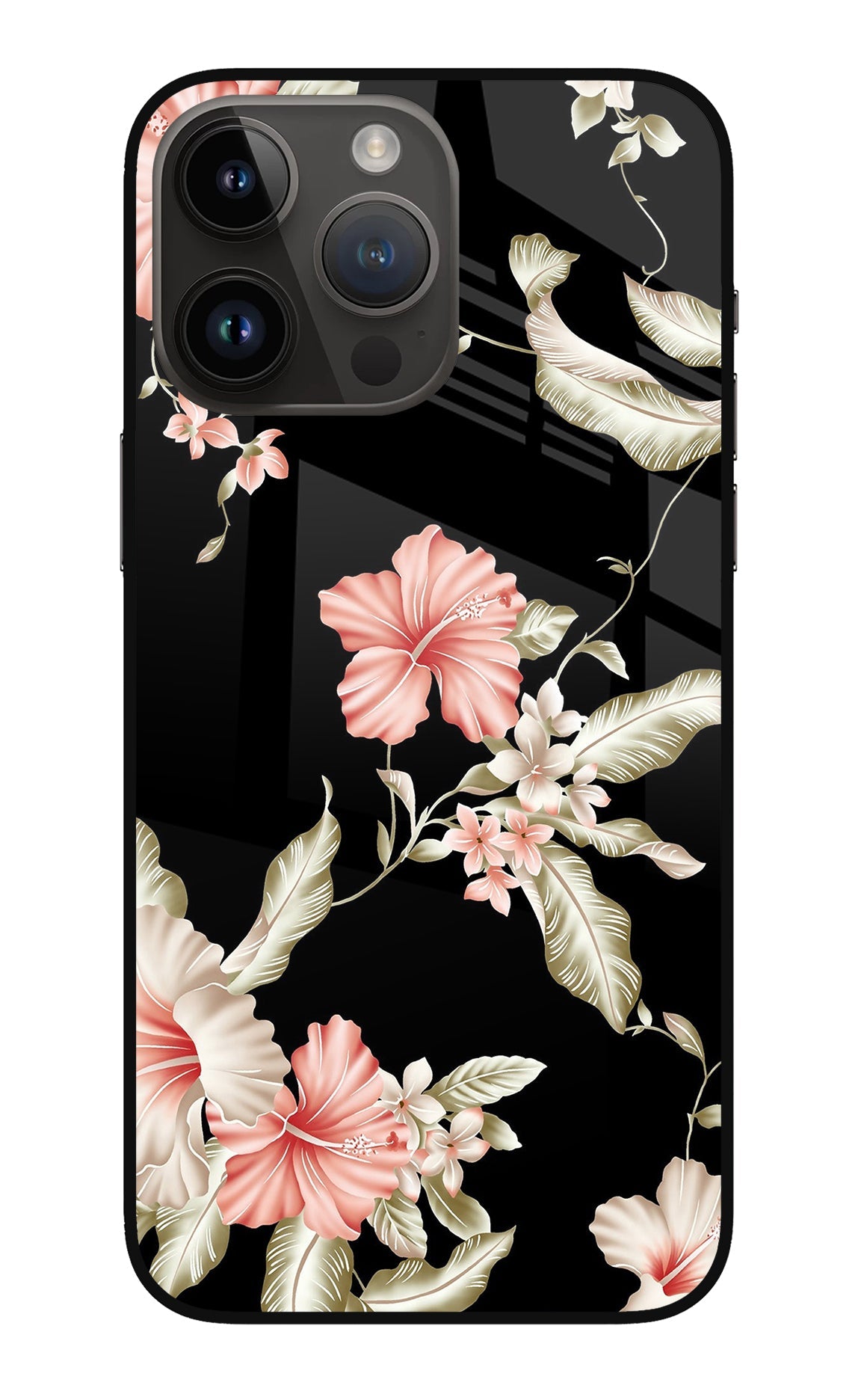 Flowers iPhone 14 Pro Max Glass Case