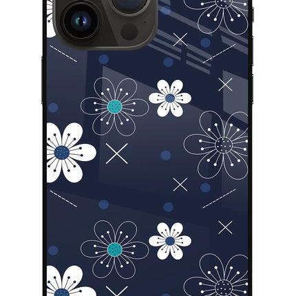 Flowers iPhone 14 Pro Max Glass Case