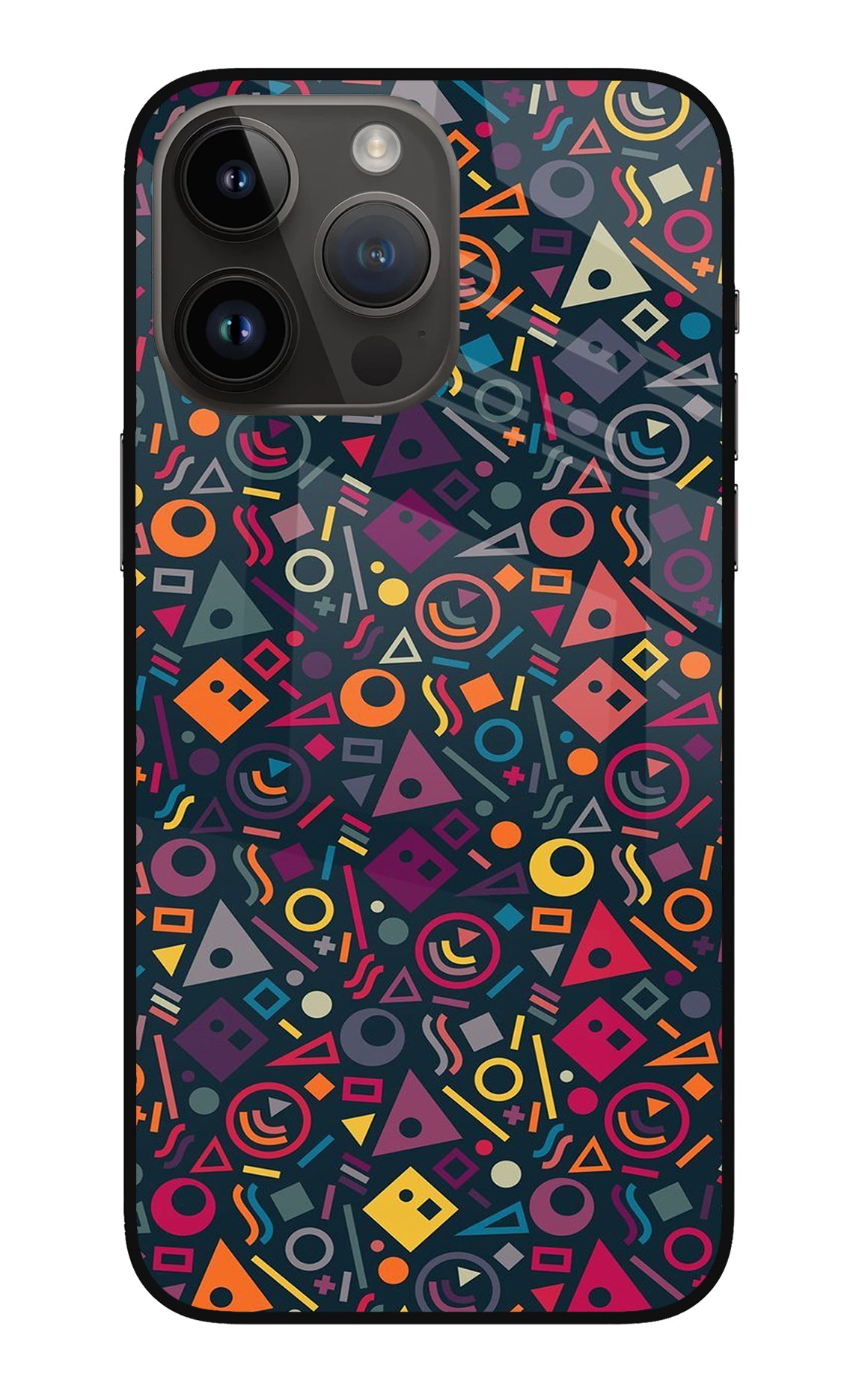 Geometric Abstract iPhone 14 Pro Max Back Cover