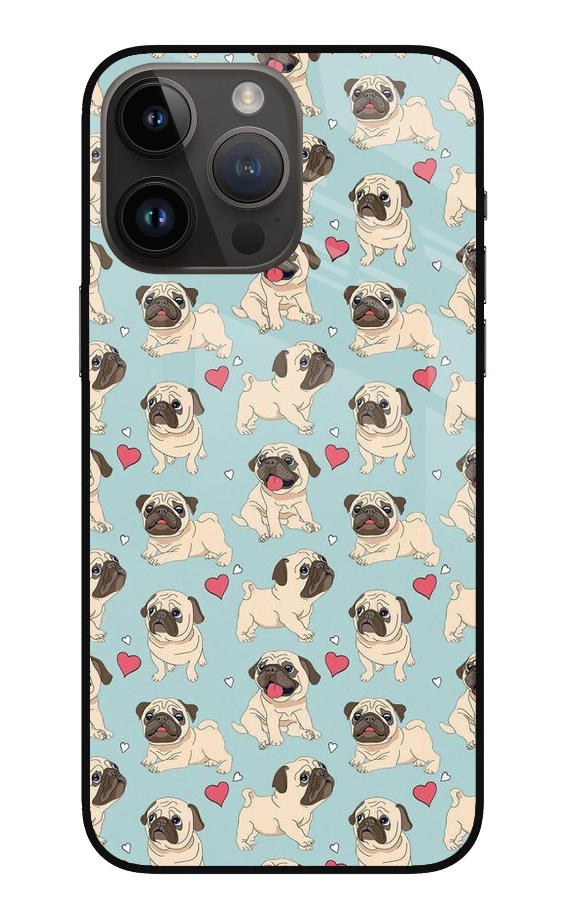 Pug Dog iPhone 14 Pro Max Back Cover