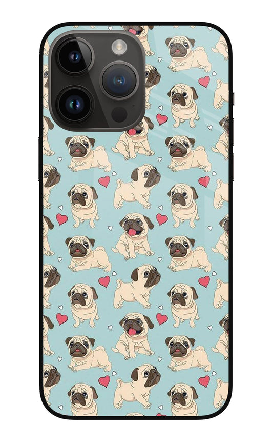 Pug Dog iPhone 14 Pro Max Glass Case