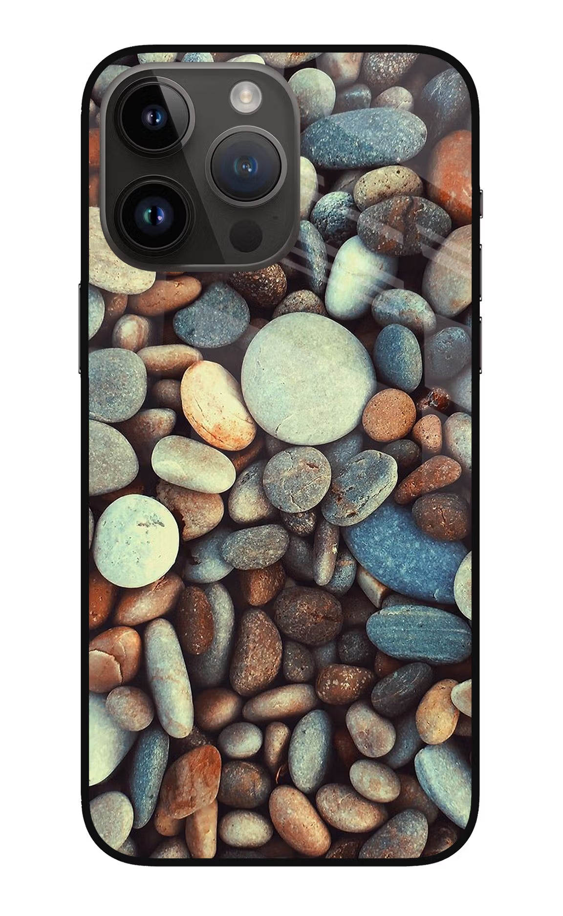 Pebble iPhone 14 Pro Max Glass Case Back Cover by Casekaro