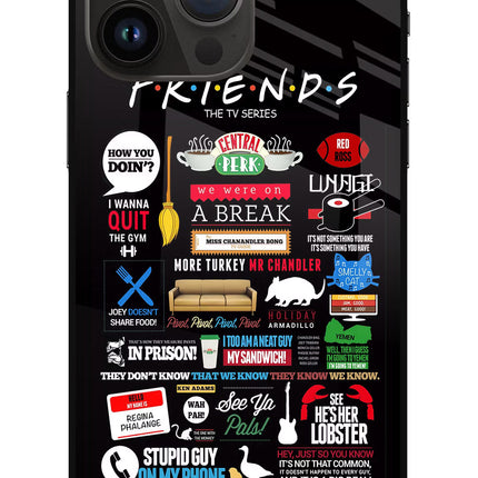 FRIENDS iPhone 14 Pro Max Glass Case