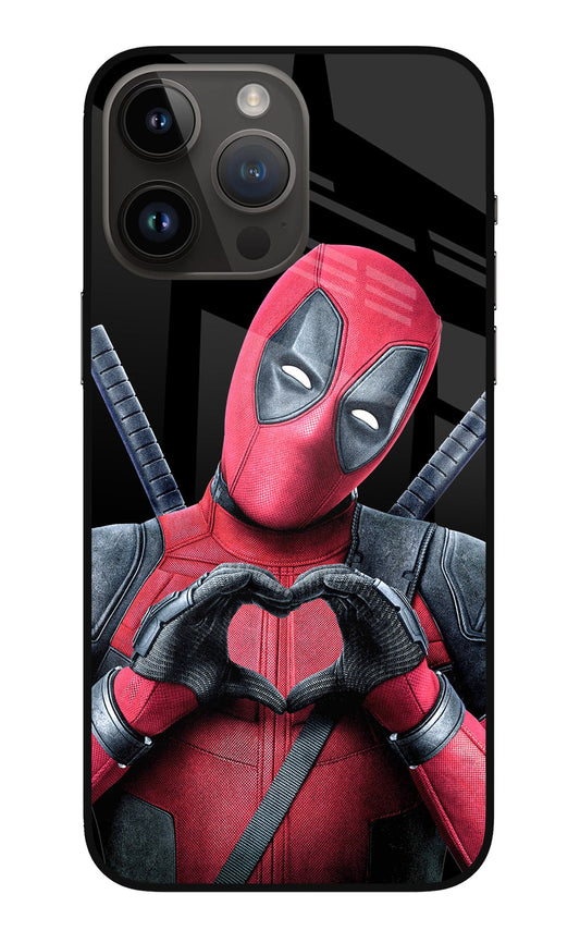 Deadpool iPhone 14 Pro Max Glass Case