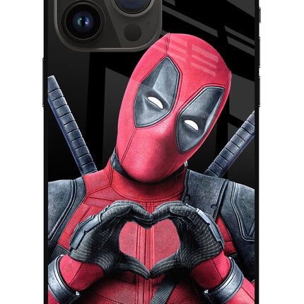 Deadpool iPhone 14 Pro Max Glass Case