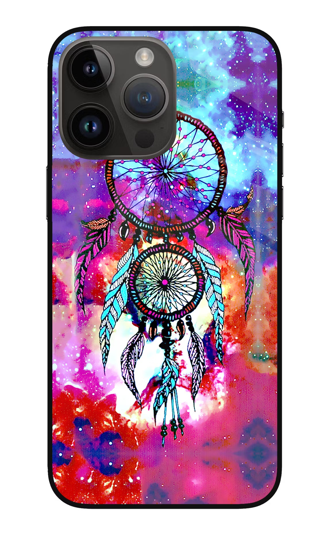 Dream Catcher Abstract iPhone 14 Pro Max Glass Case Back Cover by Casekaro