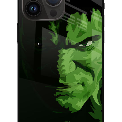 HULK iPhone 14 Pro Max Glass Case Back Cover by Casekaro