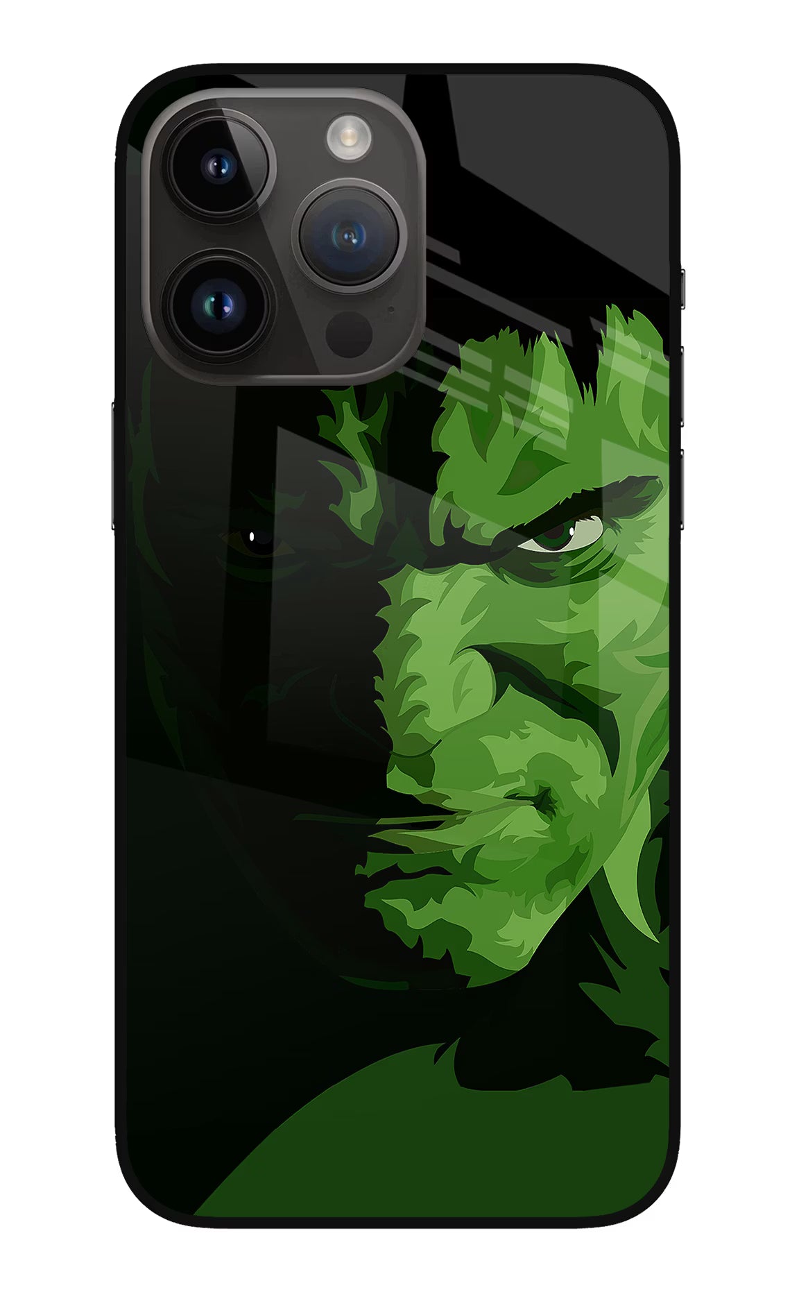 HULK iPhone 14 Pro Max Glass Case Back Cover by Casekaro