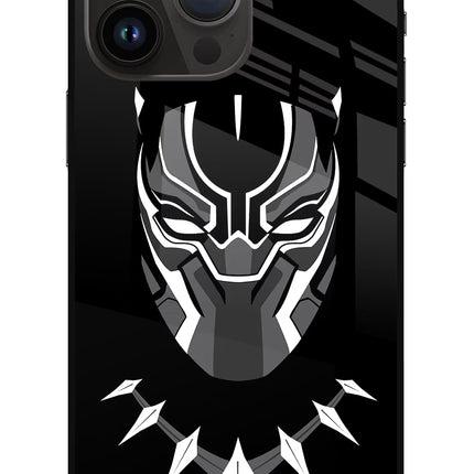 Black Panther iPhone 14 Pro Max Glass Case