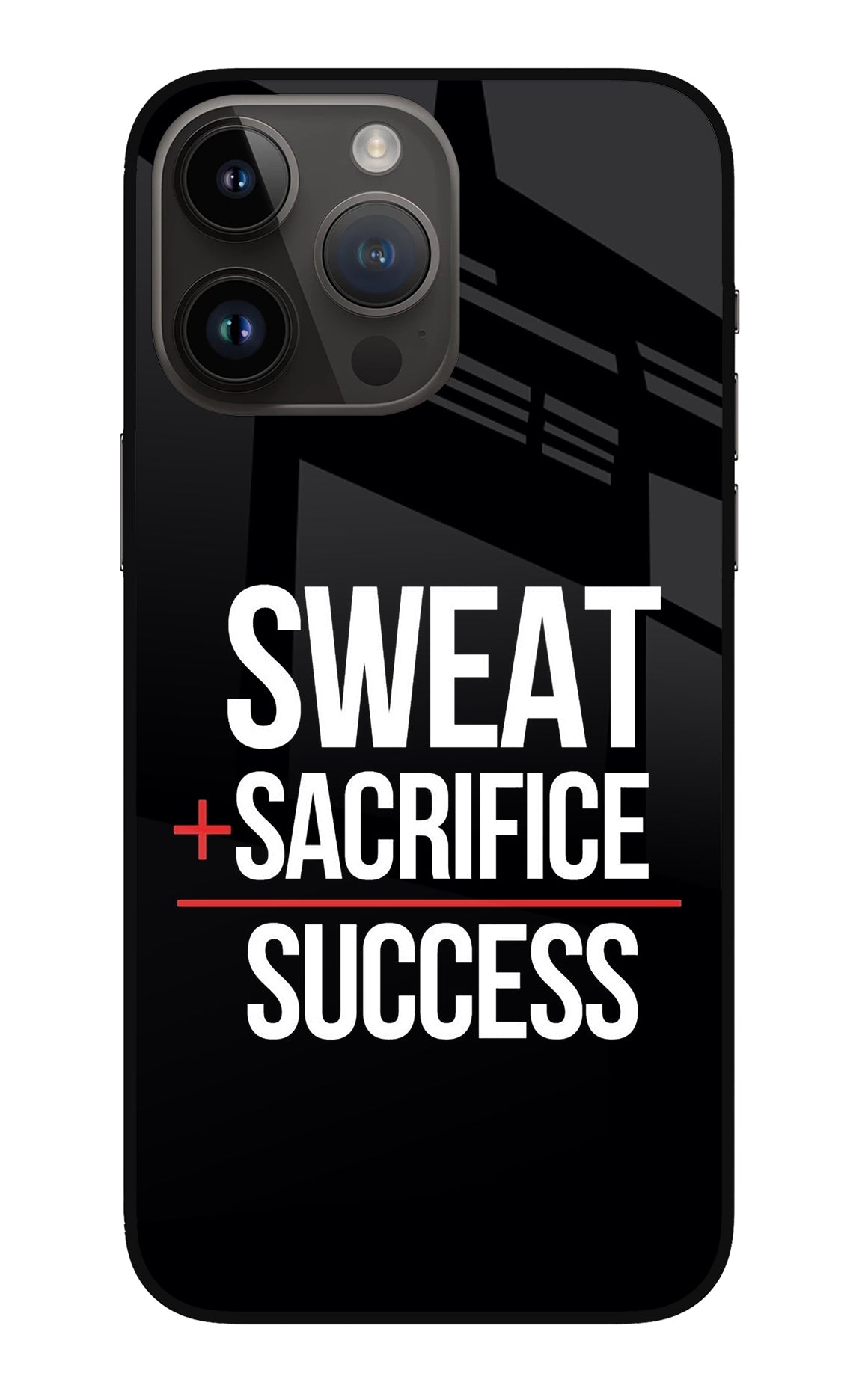 Sweat Sacrifice Success iPhone 14 Pro Max Back Cover