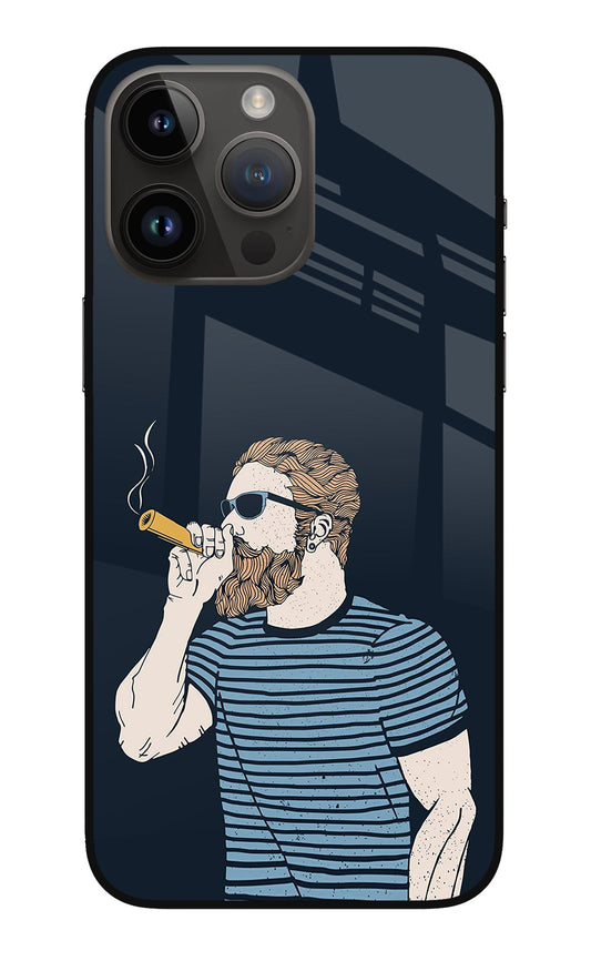 Smoking iPhone 14 Pro Max Glass Case