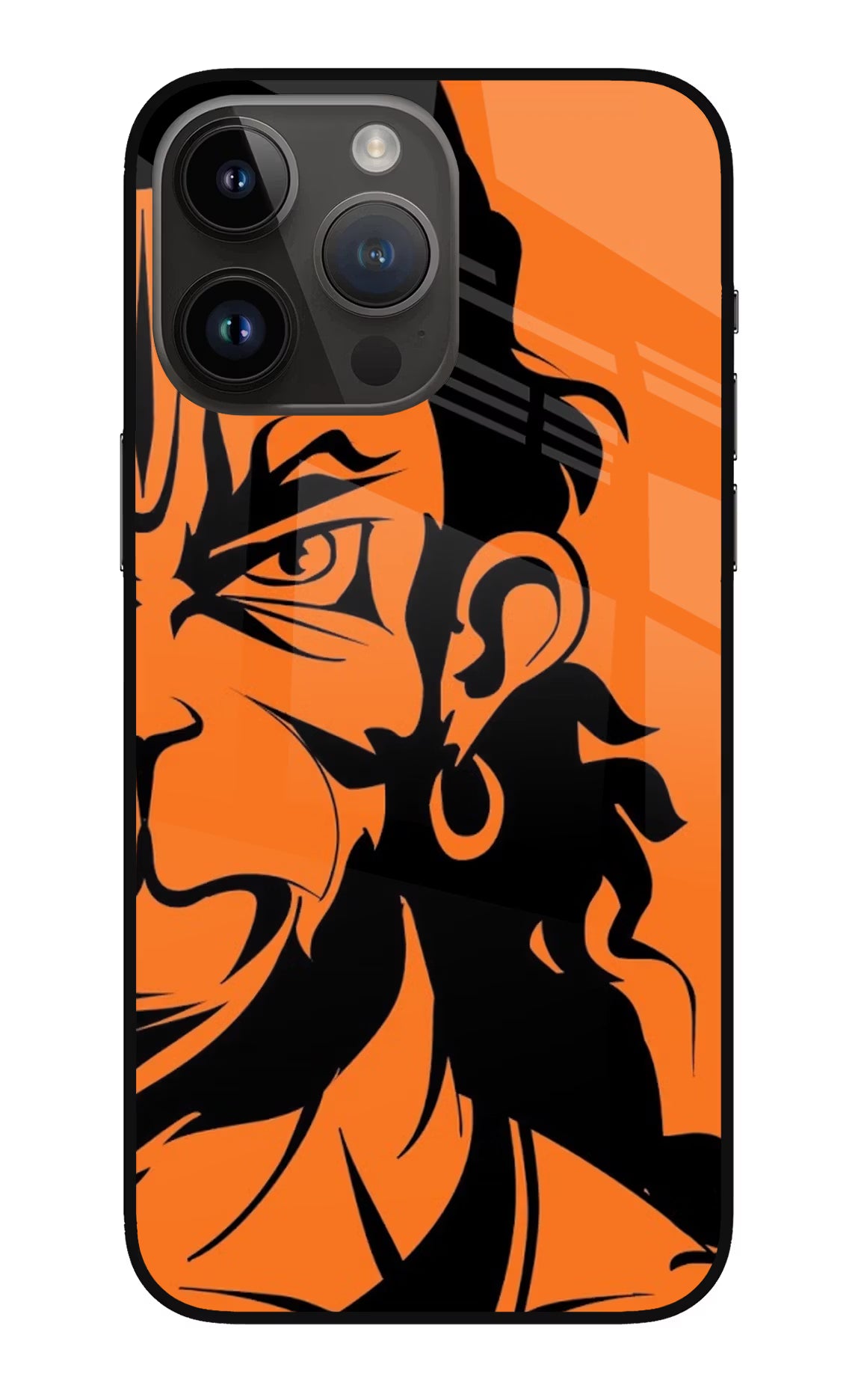 Hanuman iPhone 14 Pro Max Glass Case Back Cover by Casekaro