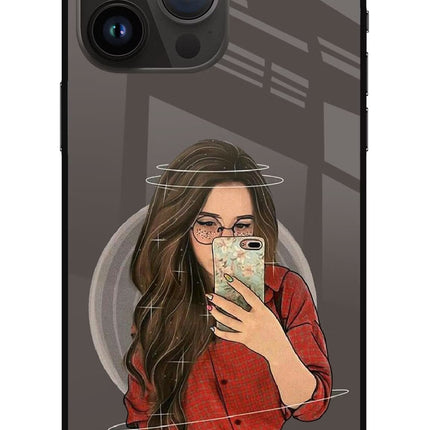 Selfie Queen iPhone 14 Pro Max Glass Case