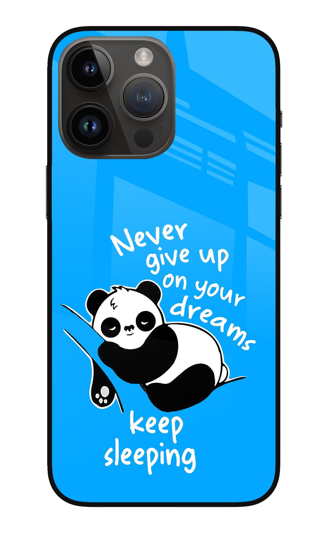 Keep Sleeping iPhone 14 Pro Max Glass Case