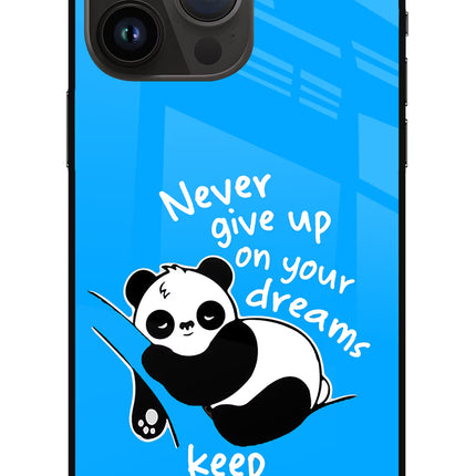 Keep Sleeping iPhone 14 Pro Max Glass Case