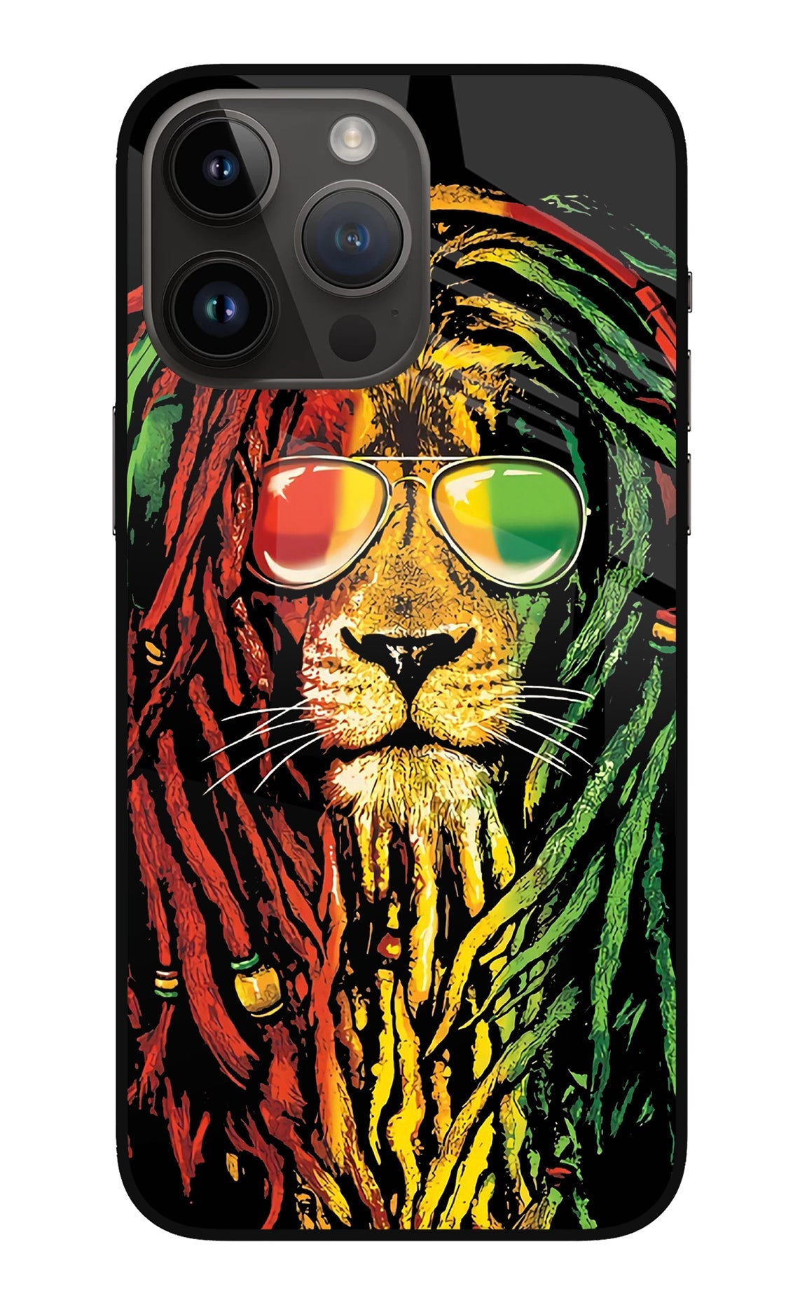 Rasta Lion iPhone 14 Pro Max Back Cover