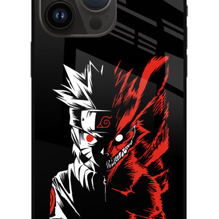Naruto Two Face iPhone 14 Pro Max Glass Case