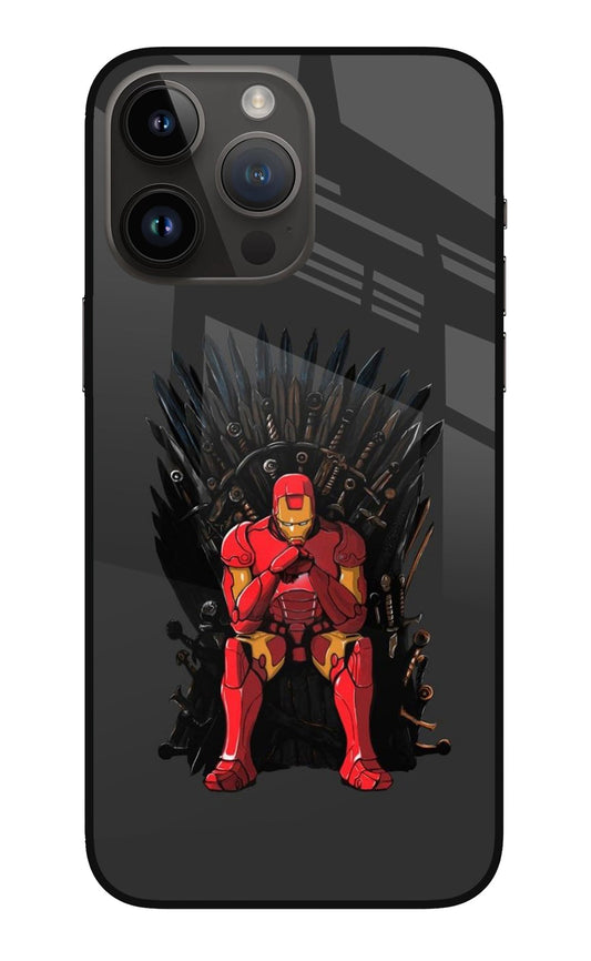 Ironman Throne iPhone 14 Pro Max Glass Case