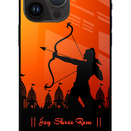 Lord Ram - 4 iPhone 14 Pro Max Glass Case