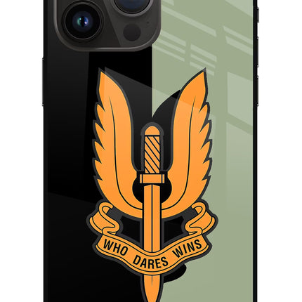 Balidan Logo iPhone 14 Pro Max Glass Case