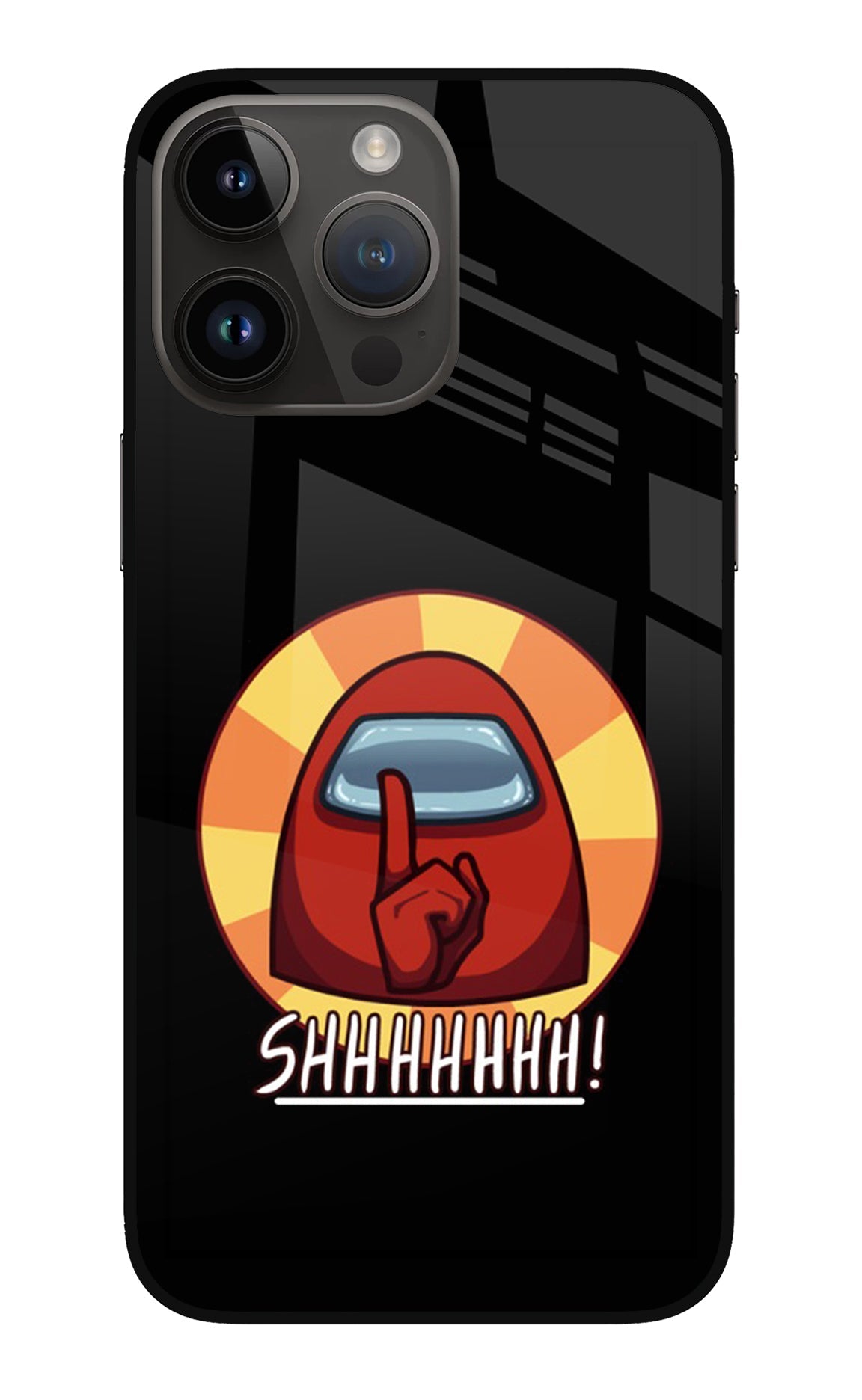 Among Us Shhh! iPhone 14 Pro Max Back Cover