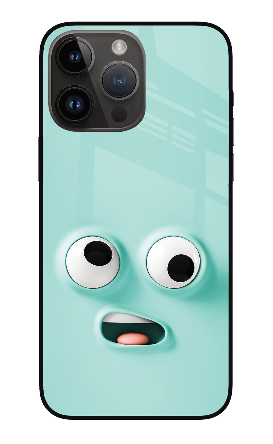 Funny Cartoon iPhone 14 Pro Max Back Cover, Metal case