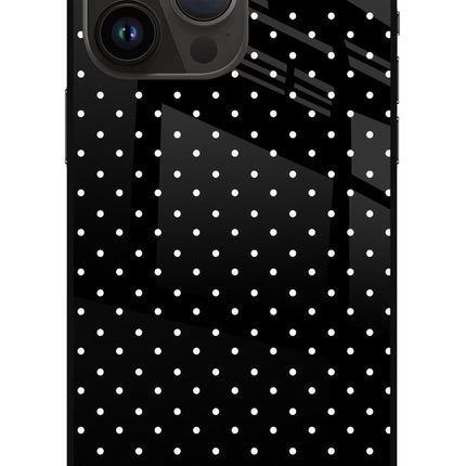 White Dots iPhone 14 Pro Max Glass Case