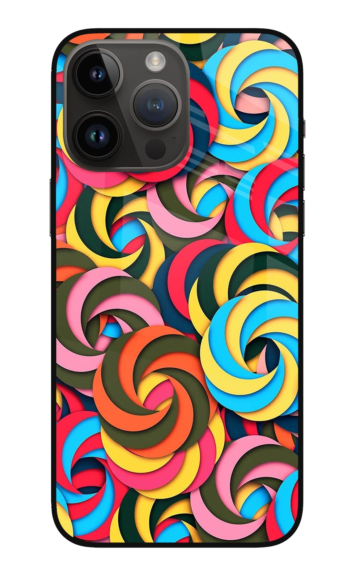 Spiral Pattern iPhone 14 Pro Max Back Cover