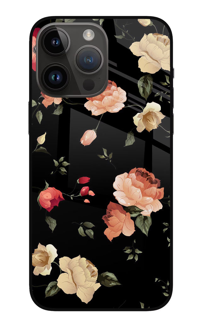 Flowers iPhone 14 Pro Max Glass Case