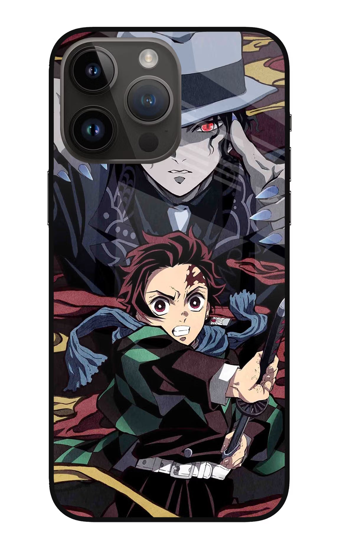 Demon Slayer iPhone 14 Pro Max Glass Case Back Cover by Casekaro
