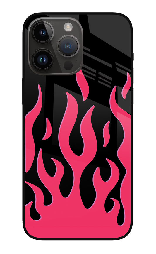 Fire Flames iPhone 14 Pro Max Glass Case