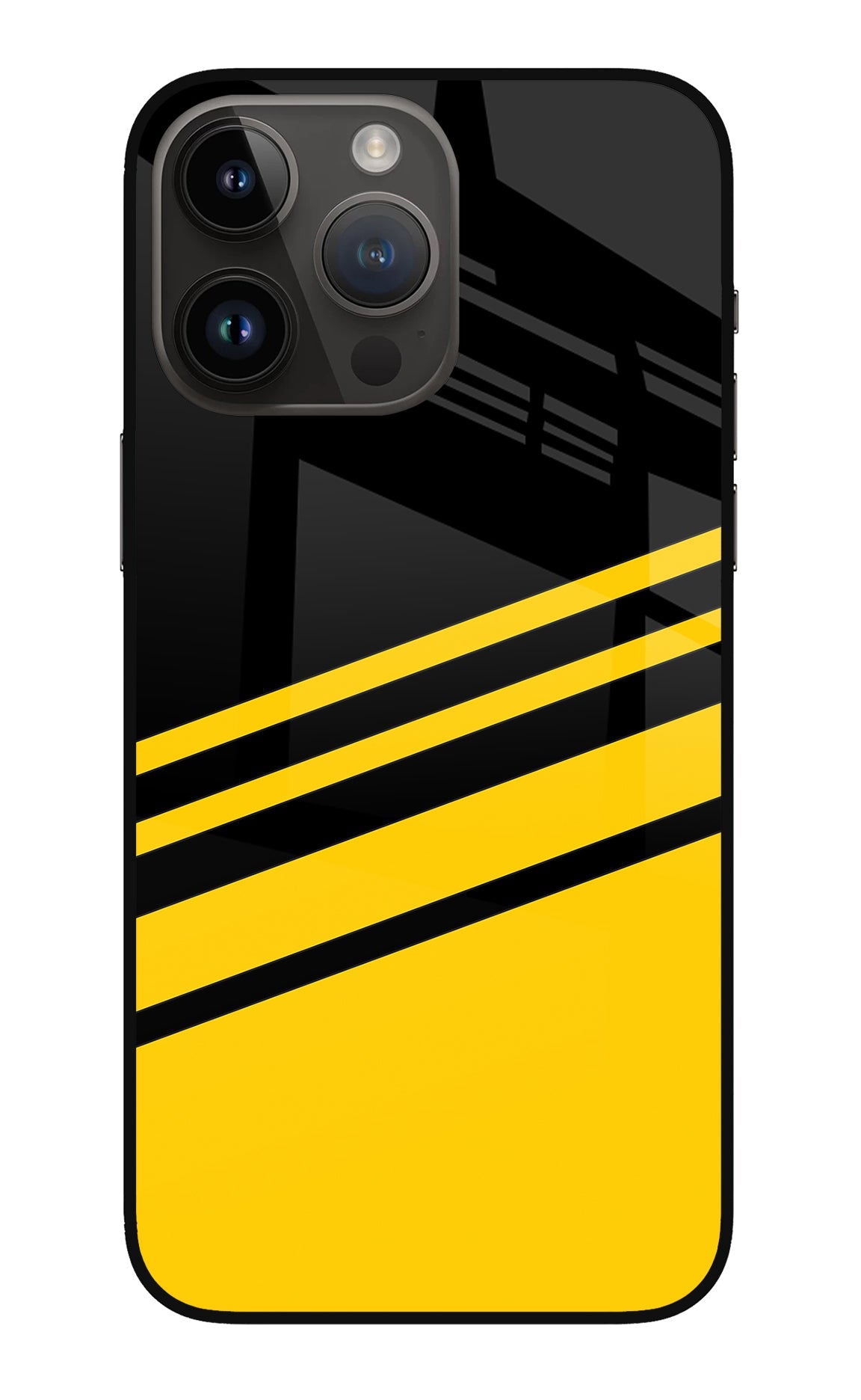 Yellow Shades iPhone 14 Pro Max Glass Case