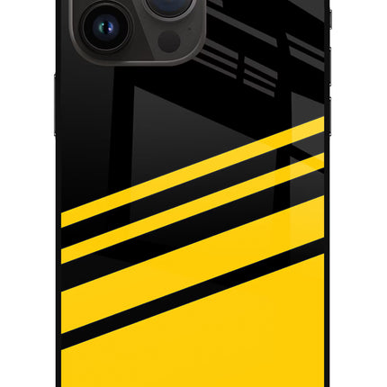 Yellow Shades iPhone 14 Pro Max Glass Case