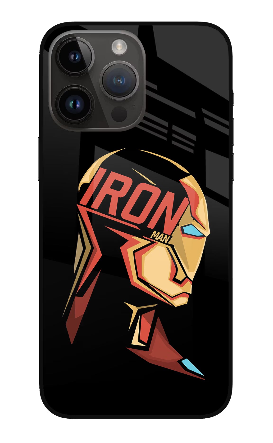 IronMan iPhone 14 Pro Max Glass Case Back Cover by Casekaro